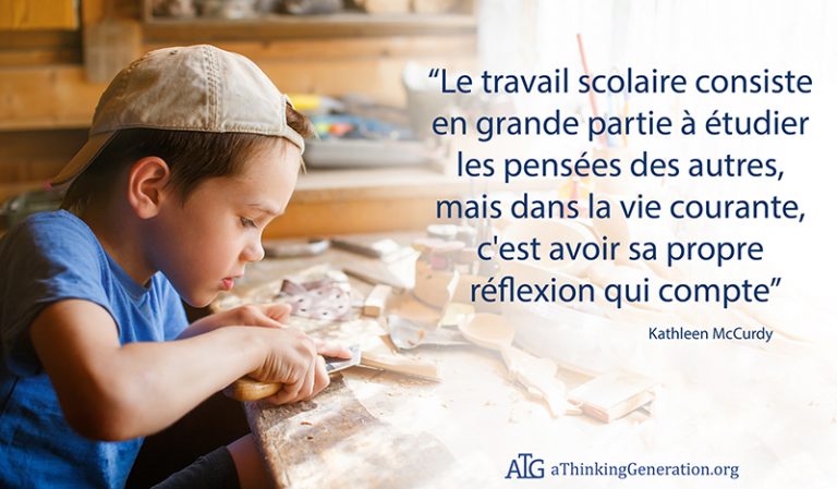 Avoir sa propre réflexion